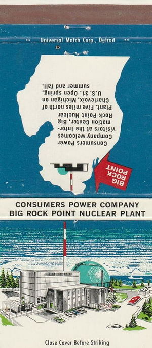 Big Rock Point Nuclear Power Plant - Matchbook